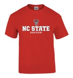 NC State Wolfpack TRT Youth Red Wolfhead Soccer T-Shirt(Nc State Wolfpack Trt Youth Red Wolfhead Soccer T Shirt)
